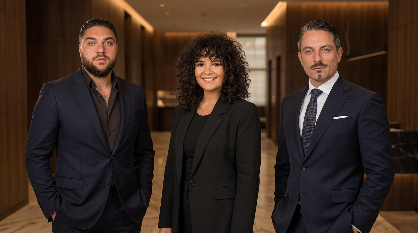 The team of Nova Capital Partners AG — Sandro Mathis, Dženita Gaši and Robert Schittler